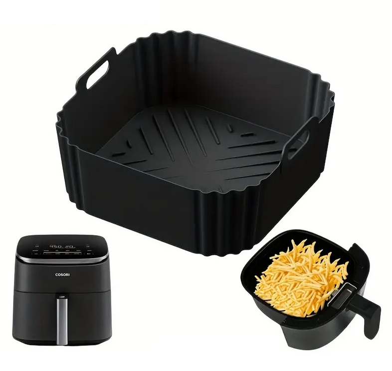 Форма силіконова для аерогрилю мультипечі ребриста 20,5 см Чорний (REN-22BI) - фото 5 Форма силіконова для аерогрилю мультипечі ребриста 20,5 см Чорний (REN-22BI) - фото 5