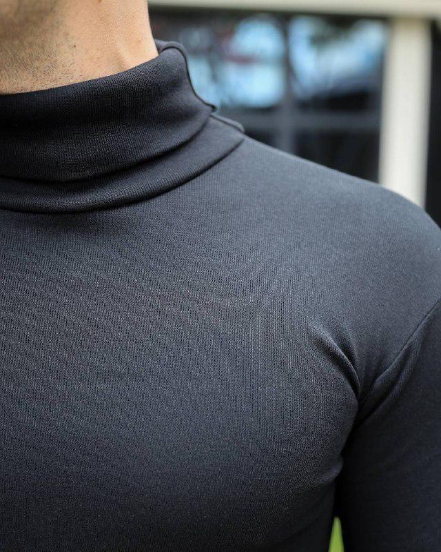 Гольф на флисе Кэмри 2423 L Черный - фото 3