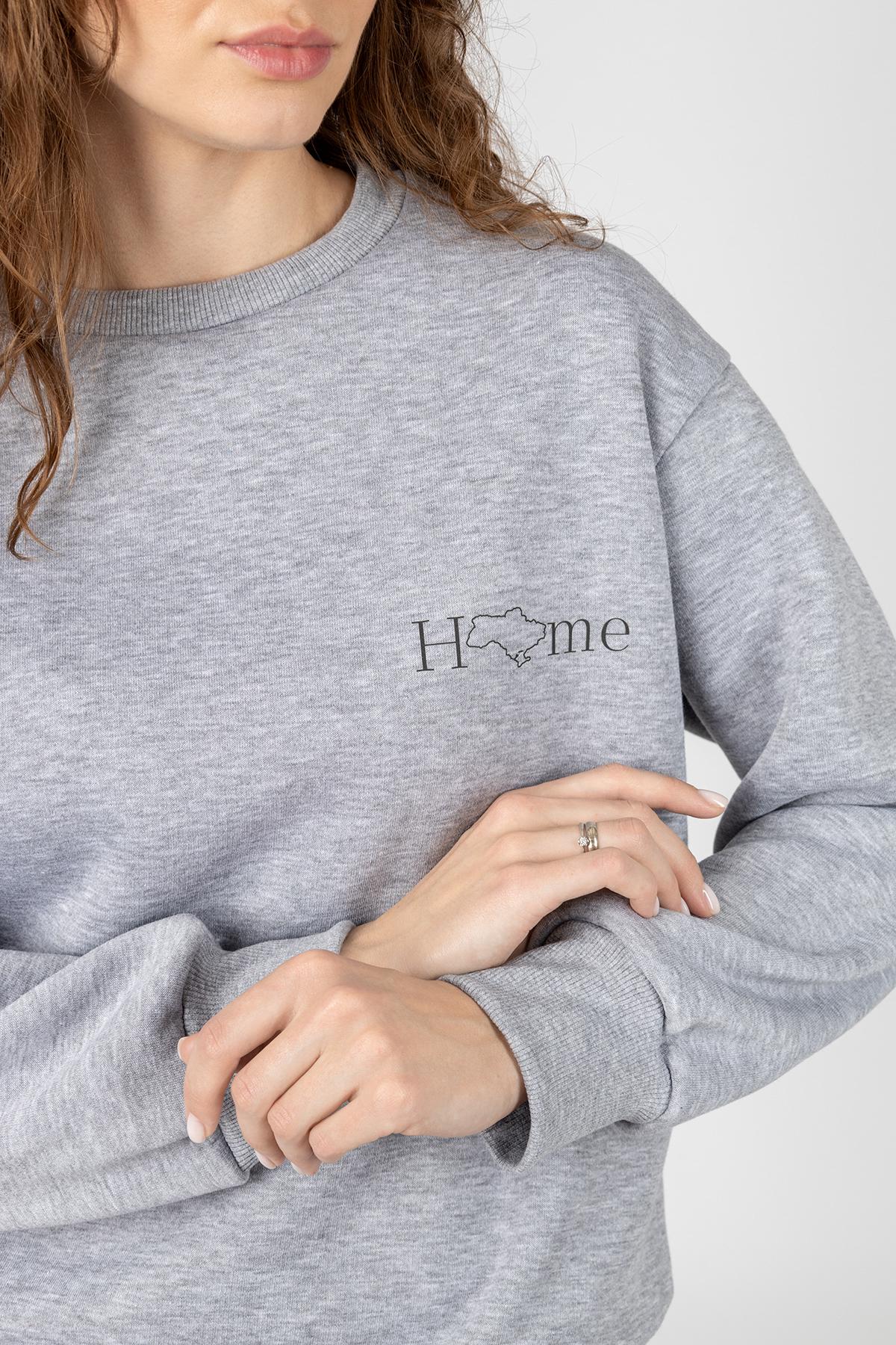 Світшот жіночий ЦБ-00237154 р. 42 Світло-сірий (SKT000953624) - фото 2 Світшот жіночий ЦБ-00237154 р. 42 Світло-сірий (SKT000953624) - фото 2