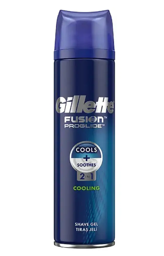 Гель для гоління GILLETTE Fusion Cooling 200 мл (7702018368273)