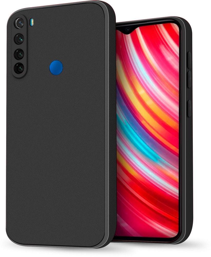 Силиконовый чехол HardCorner Xiaomi Redmi Note 8 2021 (с микрофиброй) Black (38093-2B)