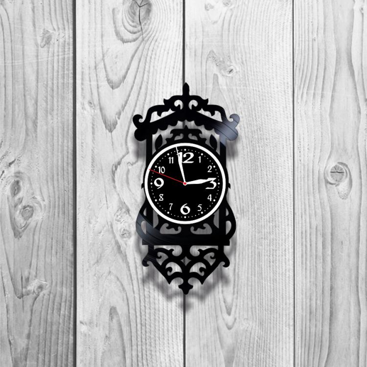 Часы настенные Лофт-винтаж 0133 из виниловой пластинки