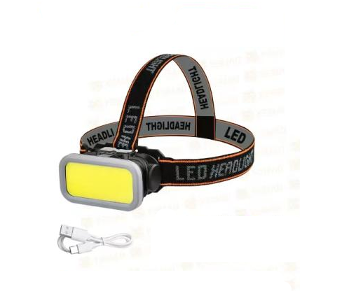 Фонарь налобный YM-309-COB white+red