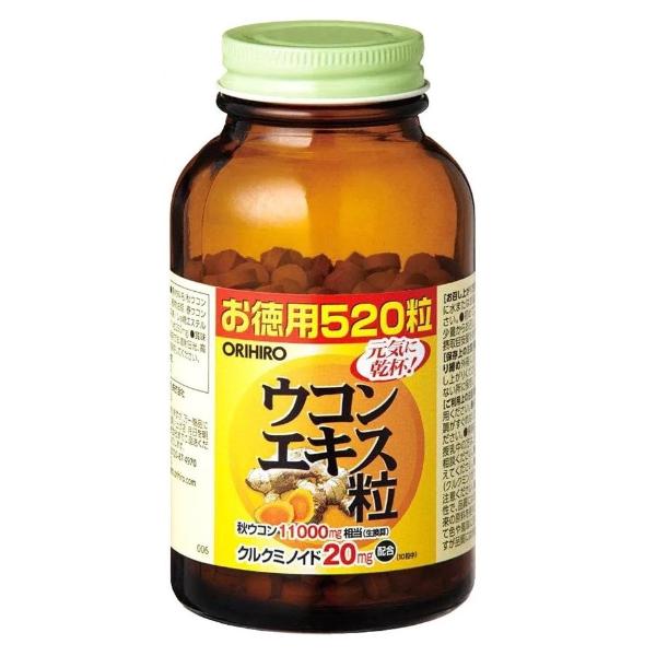 Куркума Orihiro Turmeric Extract 520 таб. (000024345) Куркума Orihiro Turmeric Extract 520 таб. (000024345)