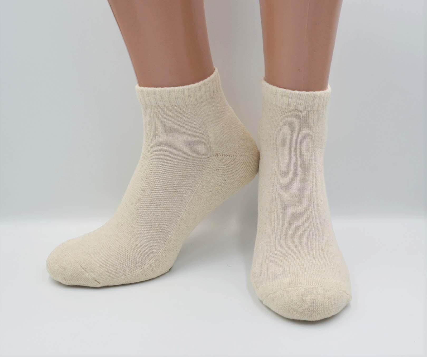 Носки универсальные Eco flax 086.S000 лен с махровой стопой р. 36-40 Бежевый (28443239)