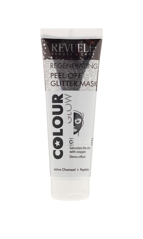 Маска-плівка для обличчя Revuele Color Glow Glitter Mask Pell-Off Regenerating відновлювальна (31983)