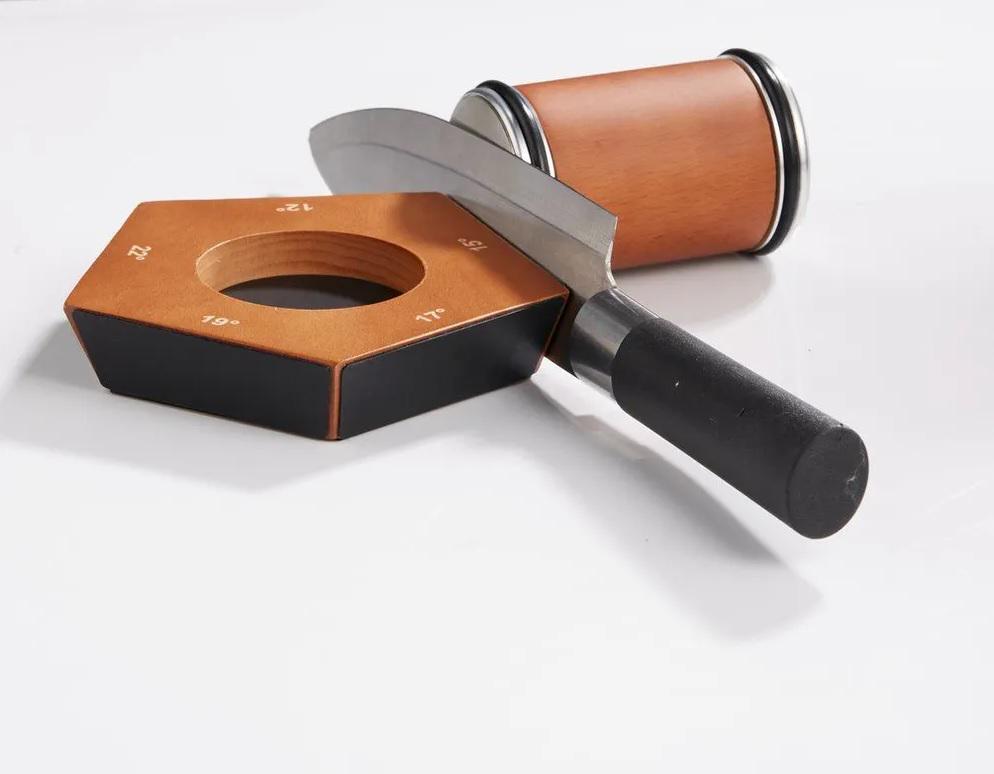 Точилка пятигранная магнитная Rolling knife sharpener toor Коричневый (22667038) - фото 3