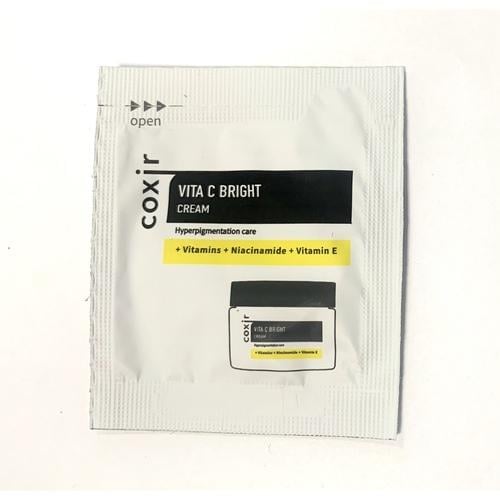 Пробник осветляющий крем Coxir Vita C Bright Cream Pouch для лица с витамином C 2 мл