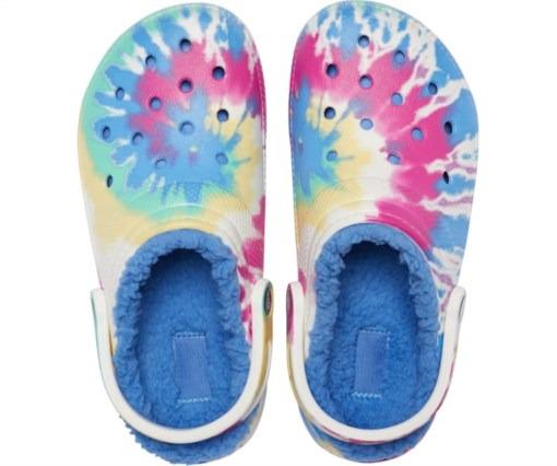 Сабо Crocs Classic Lined Tie Dye M4W6 р. 36 23 см Powder (206341) - фото 3