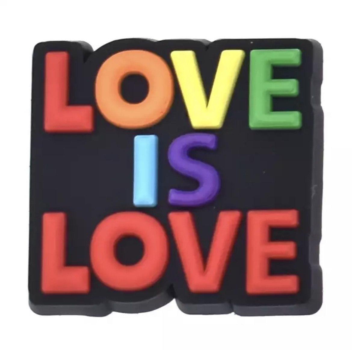 Джибітс Jibbitz Стікер Love is Love 1 шт. (50292)