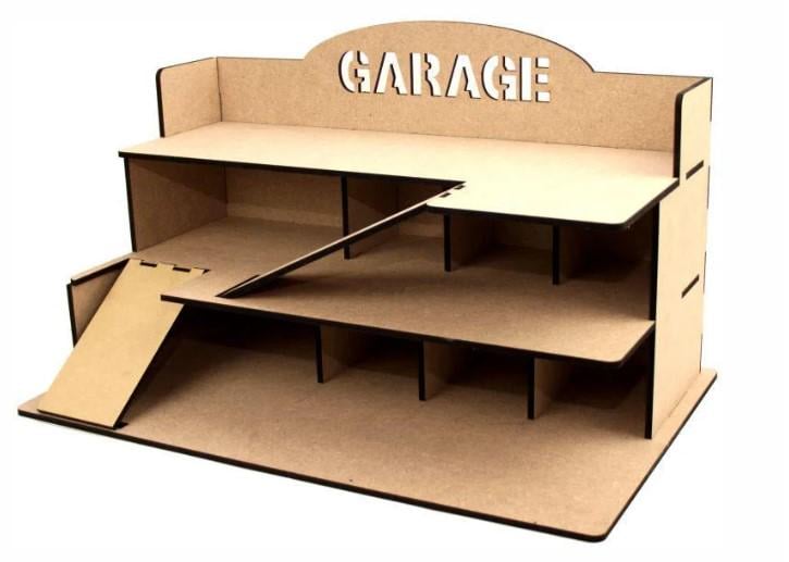 Заготовка для декупажа ROSA TALENT Гараж-паркинг для машинок трехуровневый 35,5х57х33 см