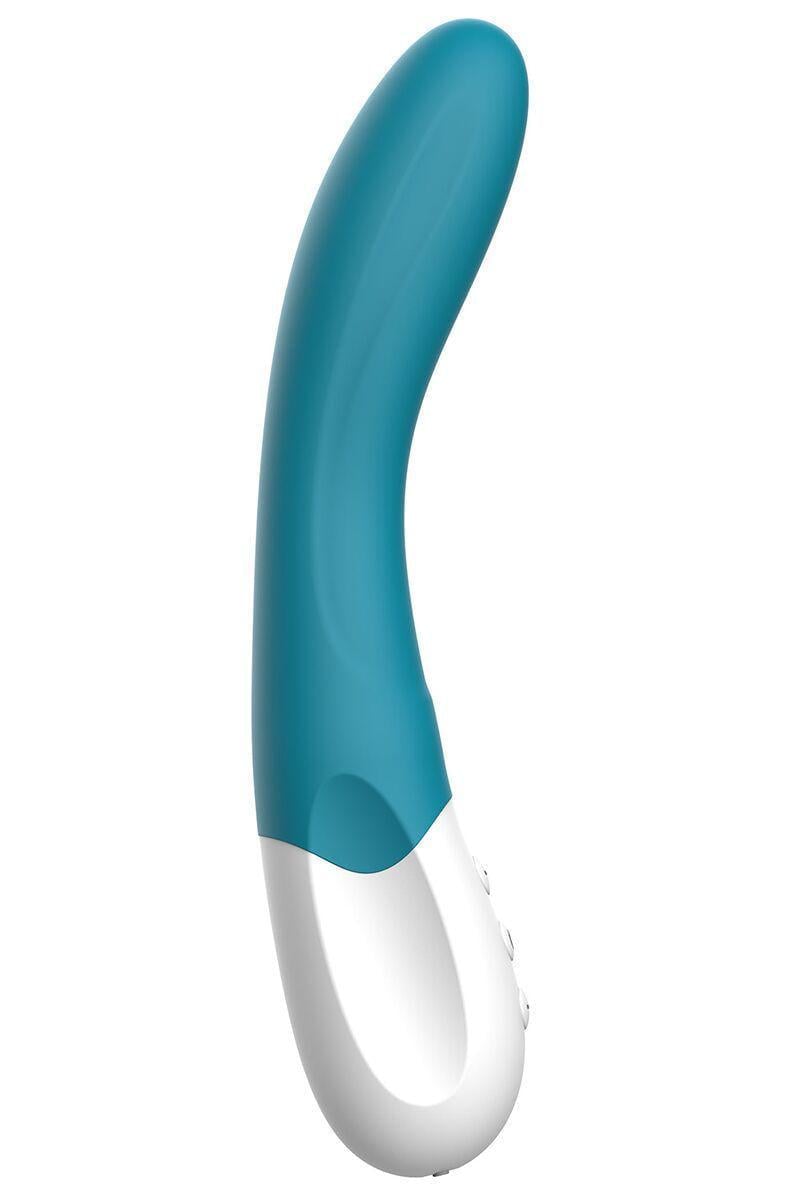 Вибратор точки G Liebe Bend It Rechargeable 10 режимов/очень мощный/гибкий ствол Ocean Blue (SX1597)