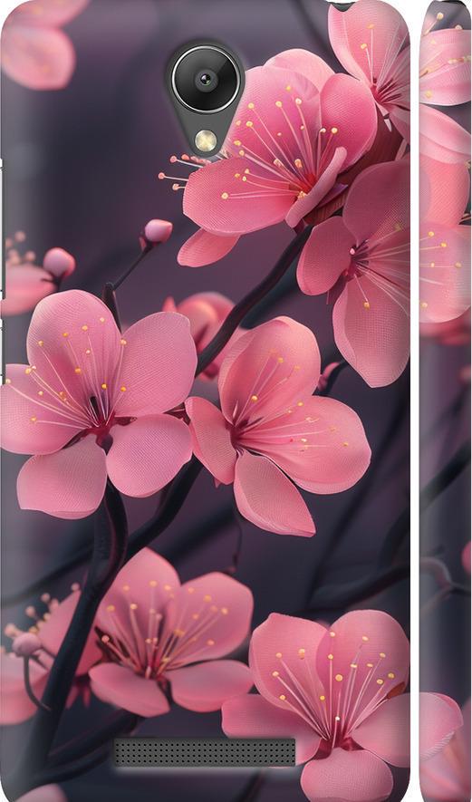 Чехол на Xiaomi Redmi Note 2 Пурпурная сакура (6075m-96-42517)