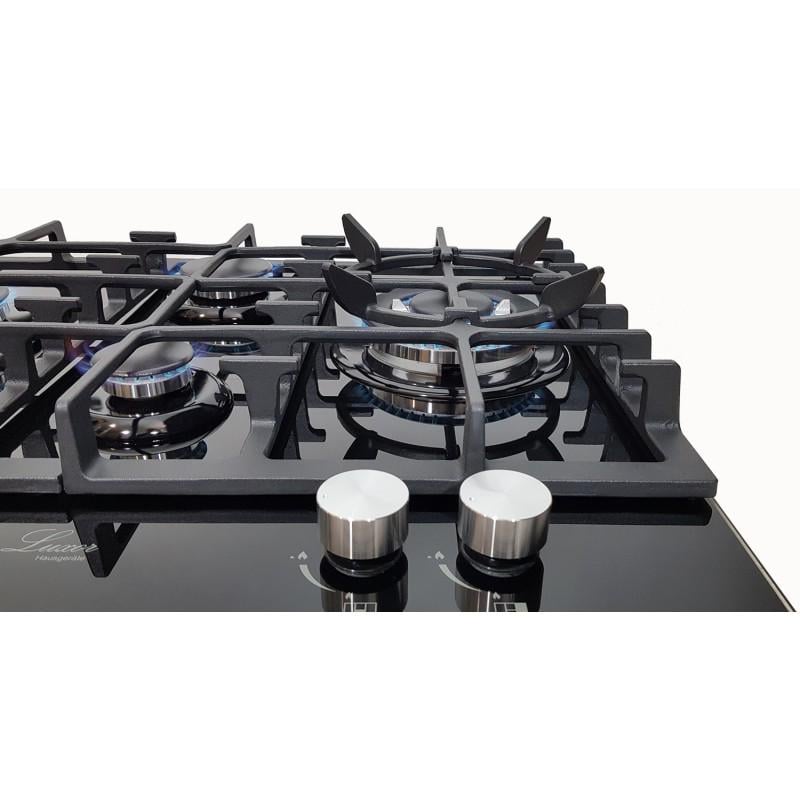 Варильна поверхня Luxor RG 650 BGL SS з підставкою для Wok (22694352) - фото 3