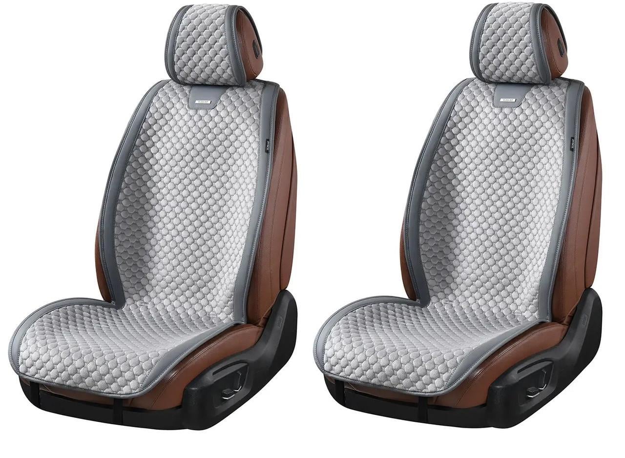 Накидки з алькантари на сидіння авто Elegant Trento EL 700 603 передні Сірий (2518247000)