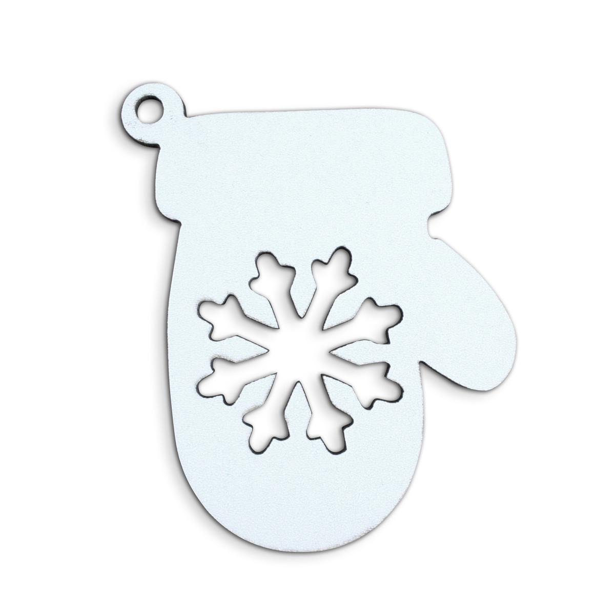 Елочная игрушка деревянная Mazhura Перчатка MZ-708532 11х8 см (4505726)