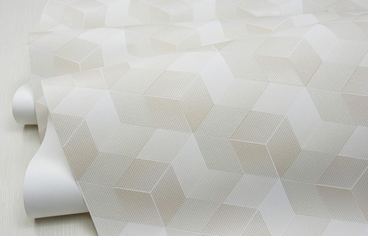 Обои флизелиновые SINTRA Matrix 524817 декор вспененный винил 1,06х10,05 м Бежевый