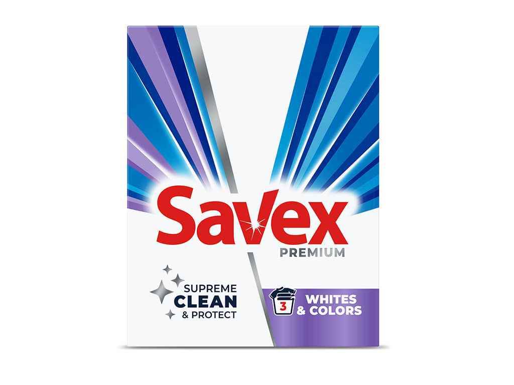 Стиральный порошок Savex ручное Supreme clean & protect Premium White & Colors 400 г (935256)