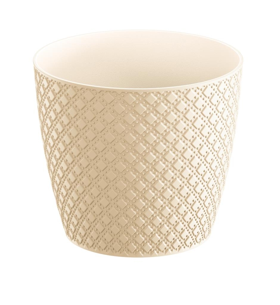 Горшок для цветов Prosperplast Orient Н-19,3 см Кремовый (26620-728)