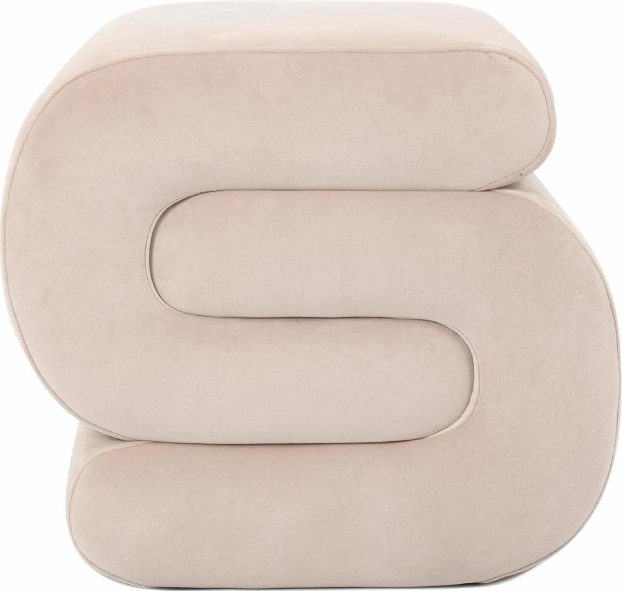 Пуф Sense Greek Marble Velvet (13907) Пуф Sense Greek Marble Velvet (13907)