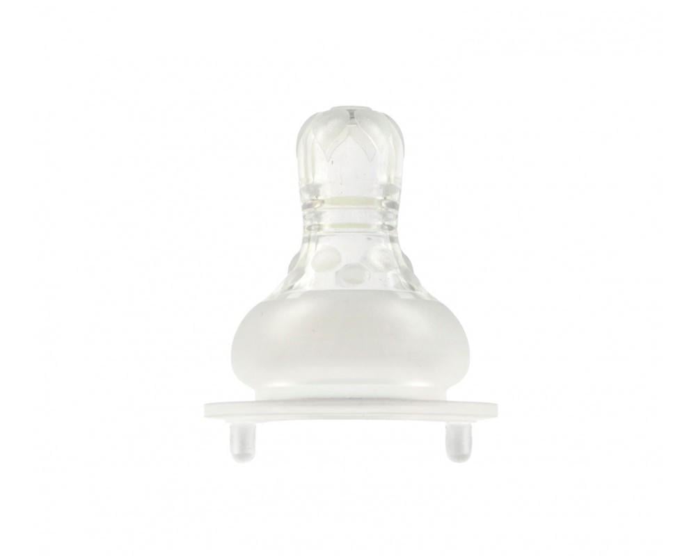 Соска Baby team силиконовая антиколиковая 2 шт.