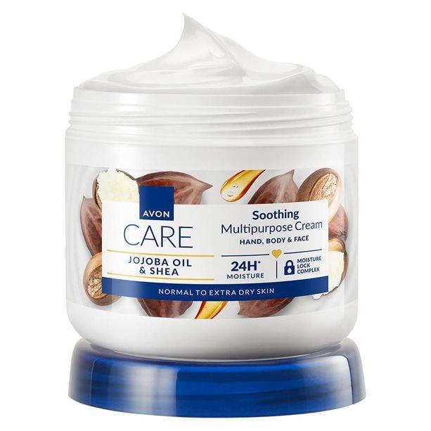 Крем для лица рук и тела Avon Care с маслами жожоба и ши 400 мл (2938821995)