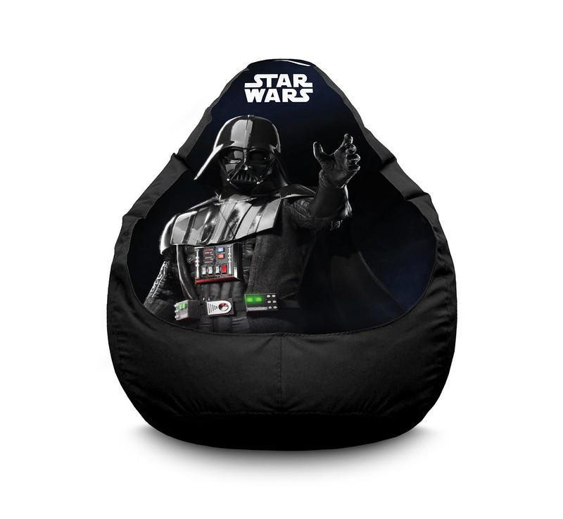 Кресло мешок iPuff Star Wars Darth Vader Оксфорд XL 80x110 см Черный