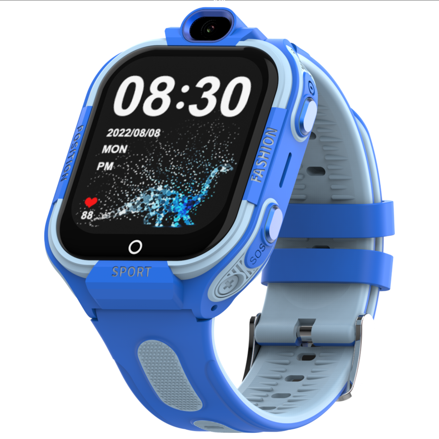 Смарт-годинник з GPS для дітей Wonlex KT35 Blue — фото 2