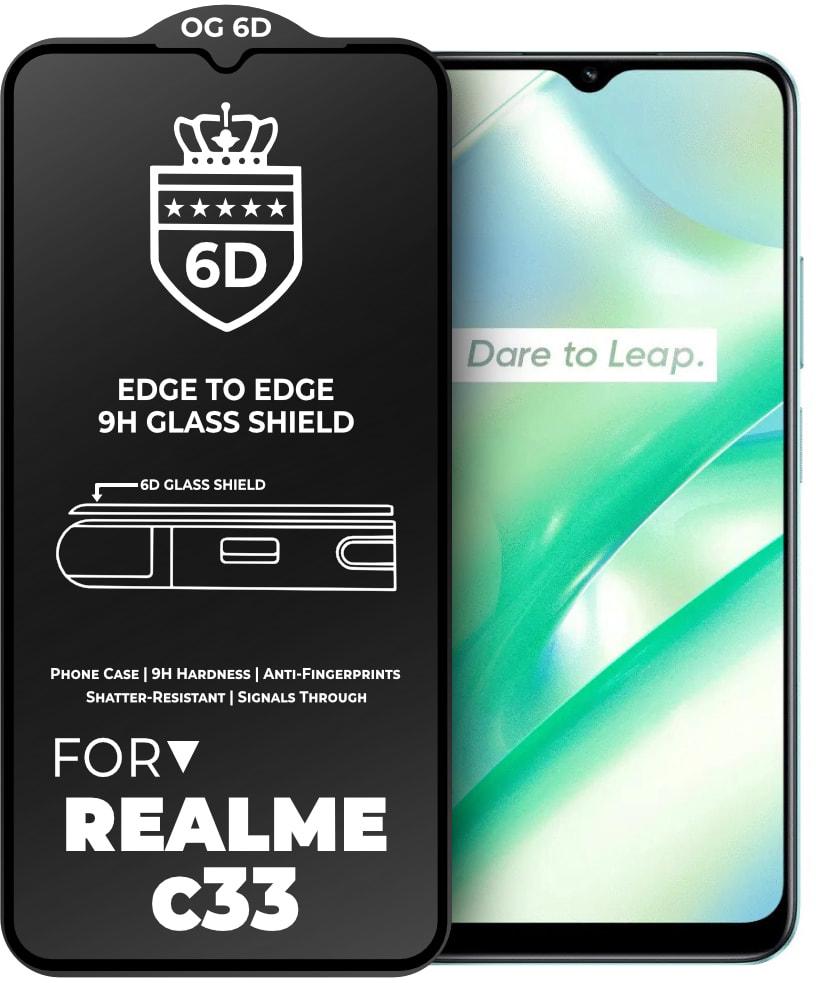 Стекло защитное 6D Realme C33 Glass Shield (34182) Стекло защитное 6D Realme C33 Glass Shield (34182)