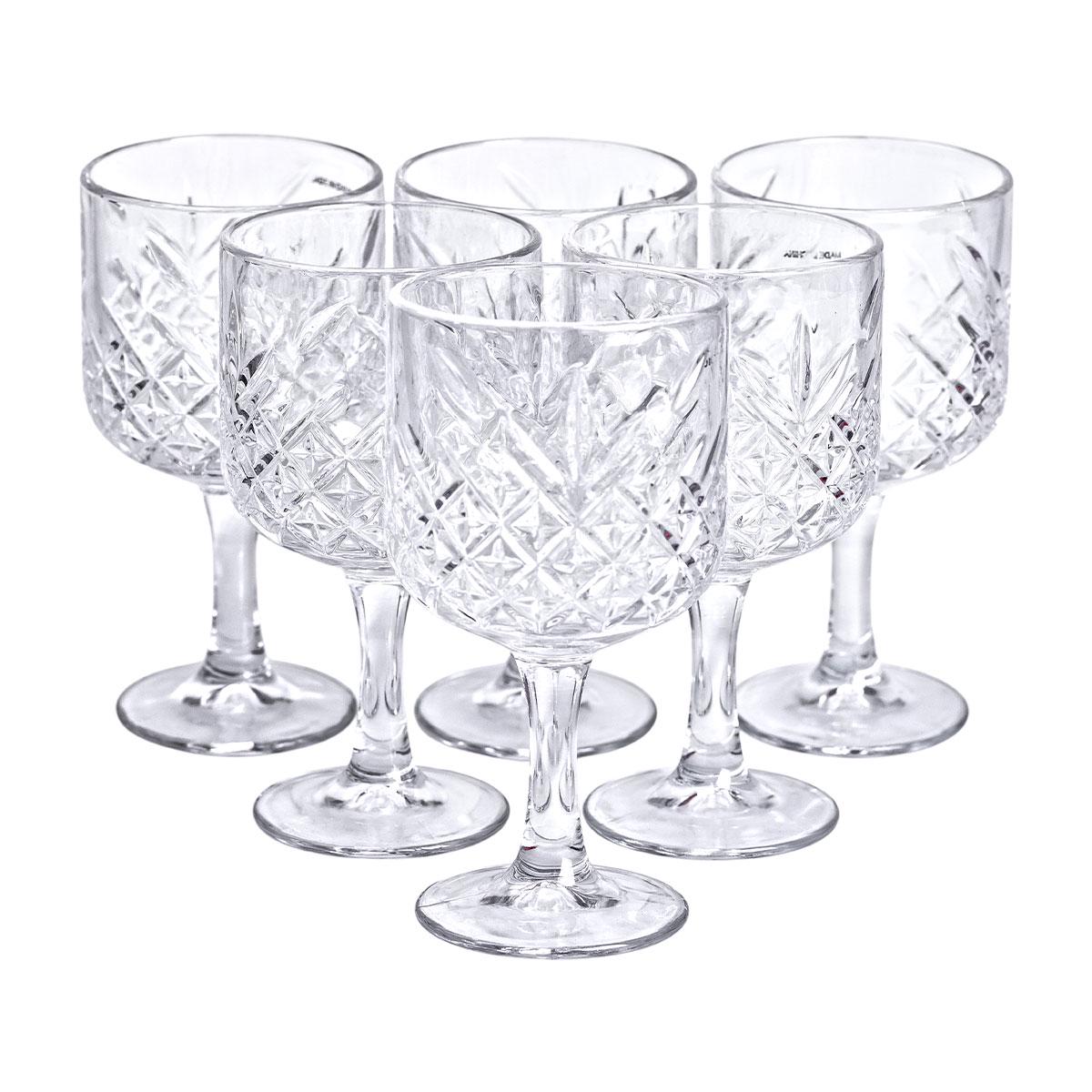 Бокалы для вина на высокой ножке набор 6 шт. 400 мл - фото 2