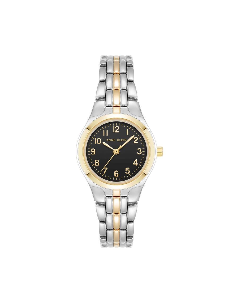 Наручные часы женские Anne Klein 10/5491BKTT с черным циферблатом и стальным браслетом