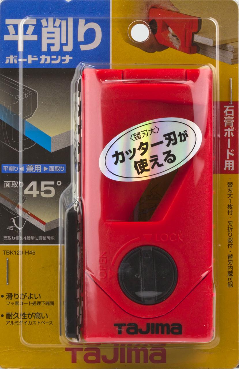 Рубанок для гіпсокартону TAJIMA 45° лезо 18 мм (29710437) Рубанок для гіпсокартону TAJIMA 45° лезо 18 мм (29710437)
