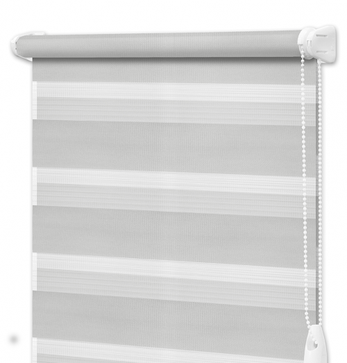 Рулонная штора День-Ночь Wenster Elegance DN 503 62,5х185 см открытого типа Светло-серый (в360319728) Рулонная штора День-Ночь Wenster Elegance DN 503 62,5х185 см открытого типа Светло-серый (в360319728)