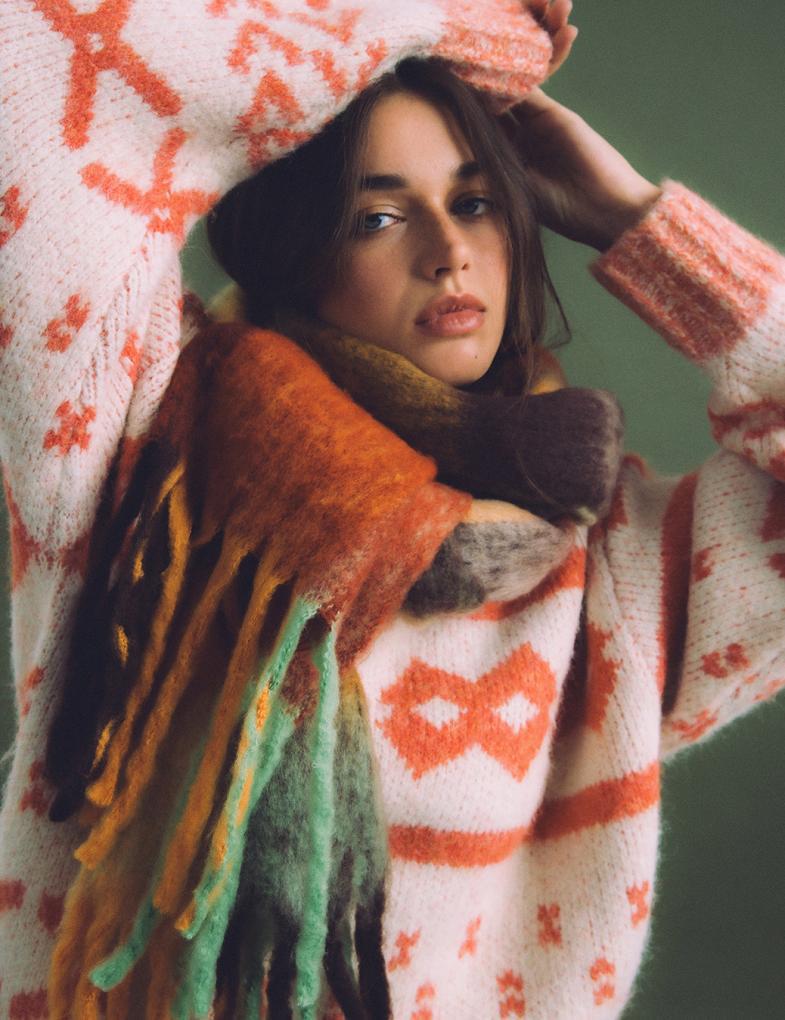 Шарф жіночий Diverse CLTN NAKA Різнокольоровий (5905384075123)