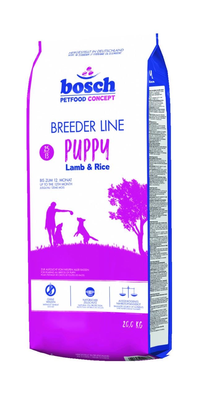 Корм для собак Breeder Line Puppy Lamb & Rice для щенков с ягненком 20 кг (966227300)