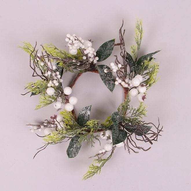 Венок новогодний 25 см (75488)