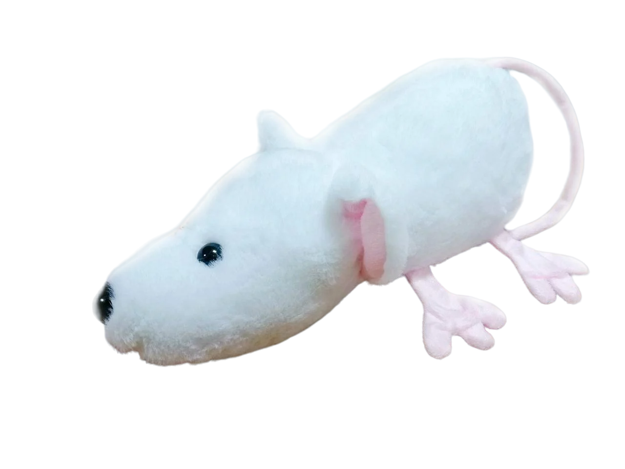 Мягкая игрушка Крыса 28 см Белый (1158849898)