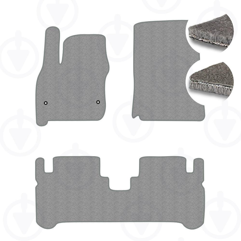 Комплект килимків в салон Star-Tex для Chevrolet Bolt EV 2016-2023 р. текстиль/Fortuna Сірий (10384-64-82-85)