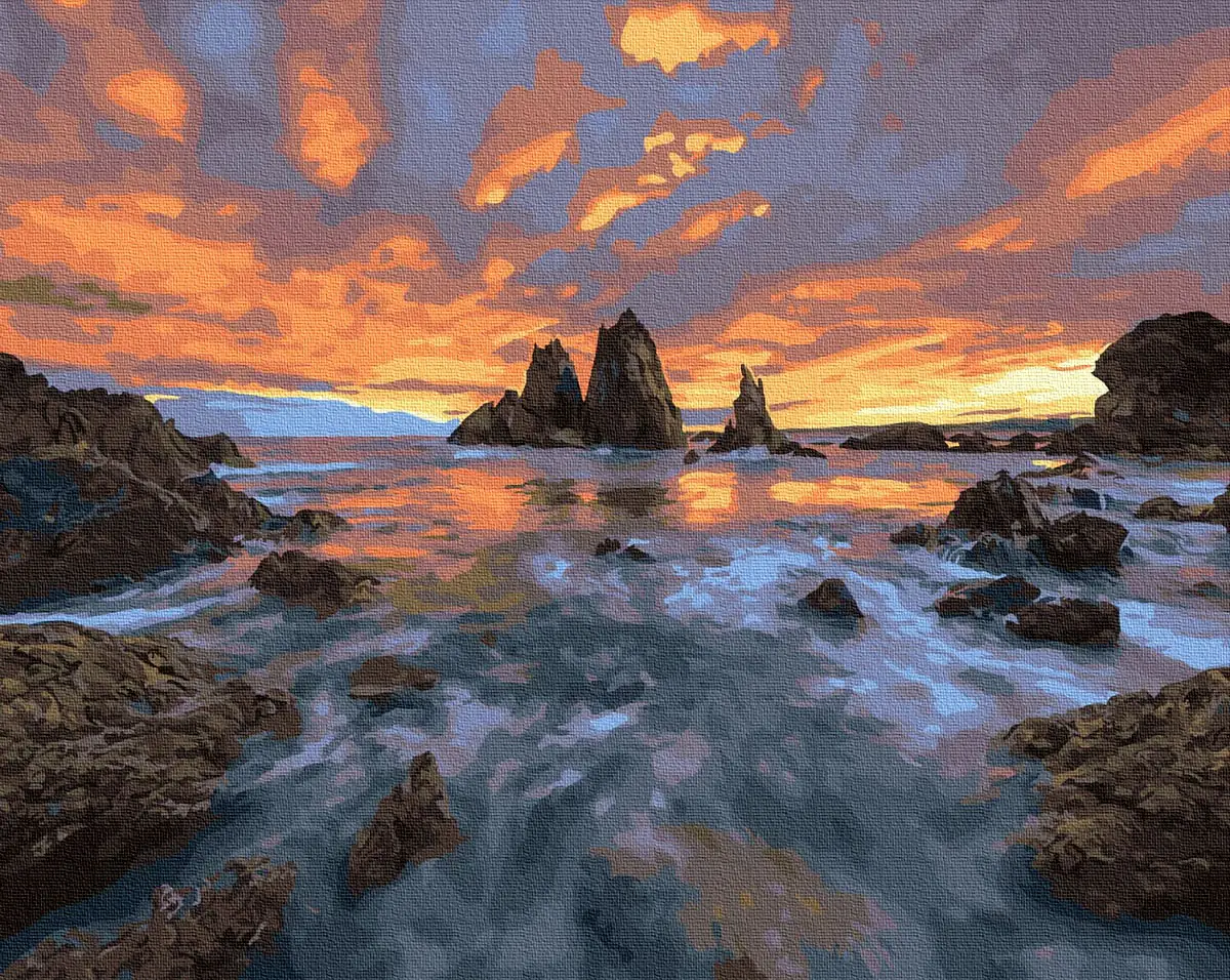 Картина по номерам Brushme Море на закате 40x50 см (BRM25159)