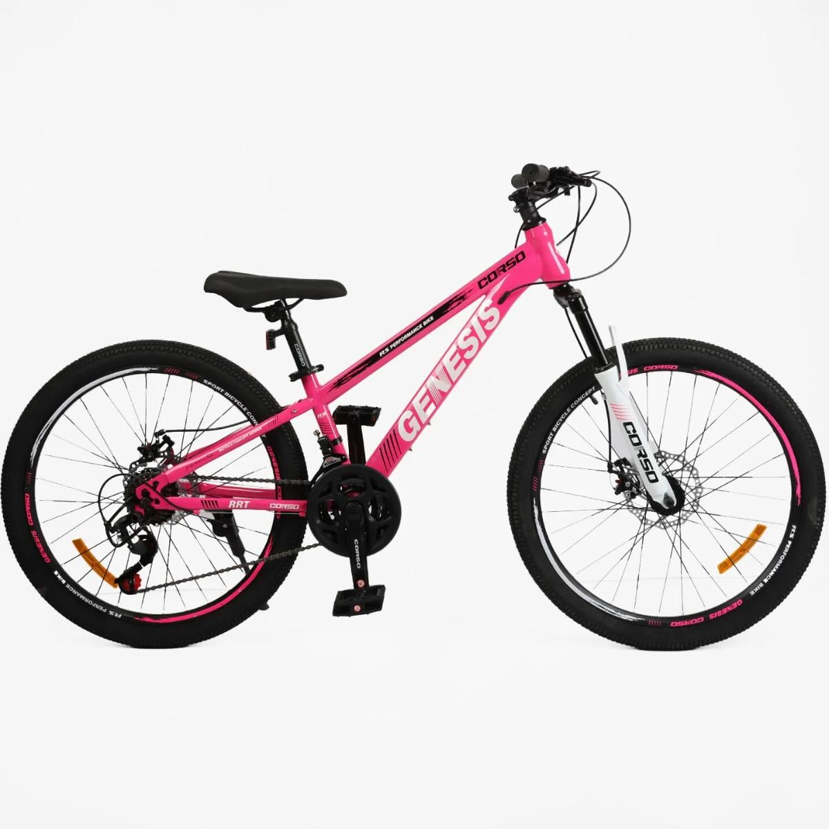 Велосипед горный Corso Genesis 24" рама 11" Розовый