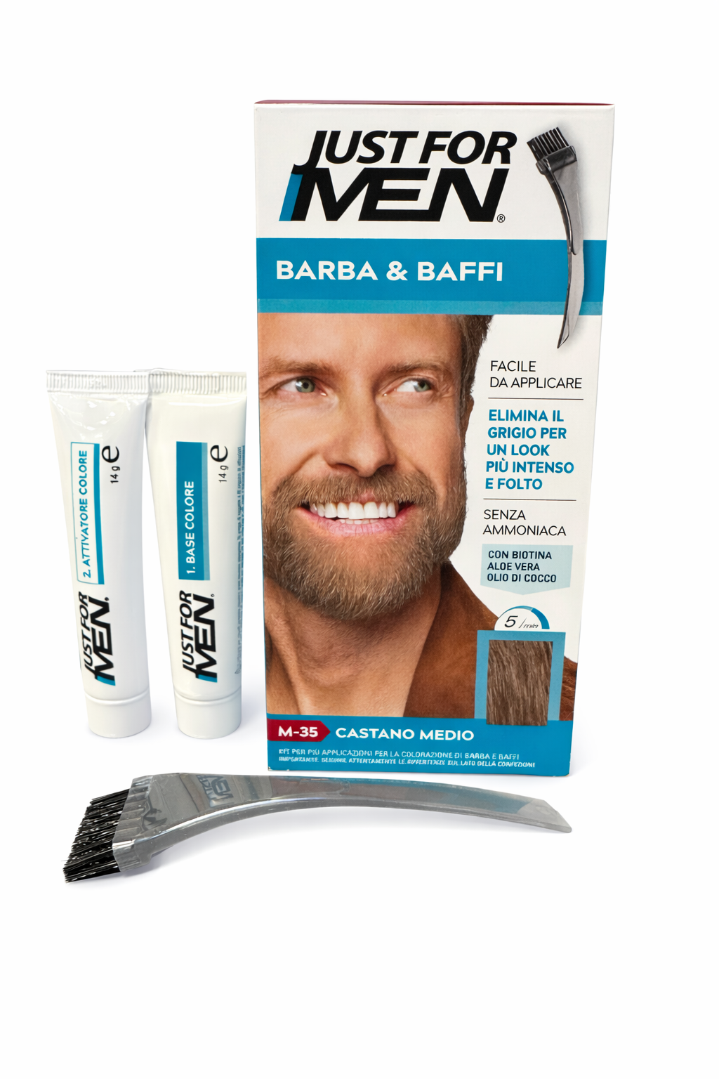 Фарба для волосся/бороди та вусів Just For Men відтінок M-35 Середній каштановий (480247)