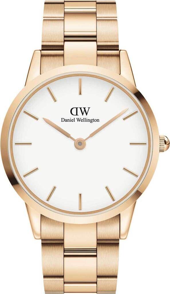Часы кварцевые Daniel Wellington DW00100343 Iconic Link 40 RG White