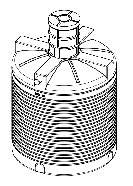 Выгребная яма 5000 л Ø 183х202 см горловина 90 см - фото 8 Выгребная яма 5000 л Ø 183х202 см горловина 90 см - фото 8