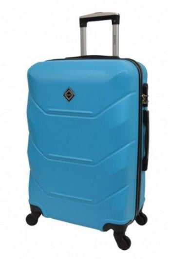 Валіза пластикова Bonro 10500503 M на 4 колесах Блакитний (CEKRBBO503MS4GOL)