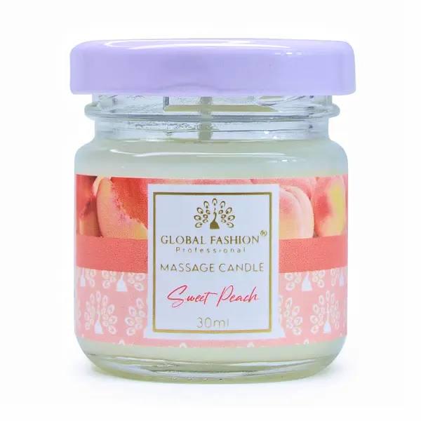 Свічка масажна Global Fashion Sweet Peach 30 мл
