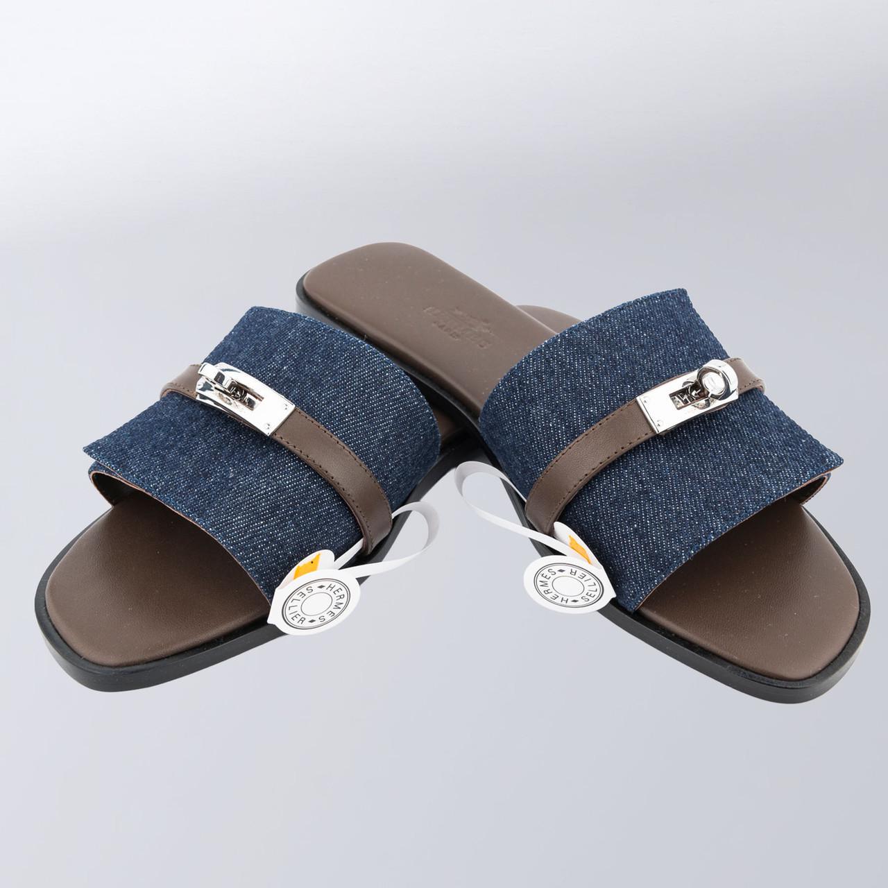 Шльопанці жіночі повсякденні Giulia Hermes р. 39 Синій (2797308068)