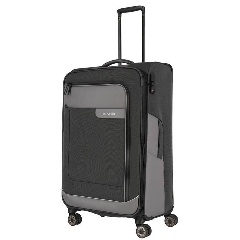Чемодан на 4 колесах Travelite Viia L 91/103 л Anthracite (TL092849-04)