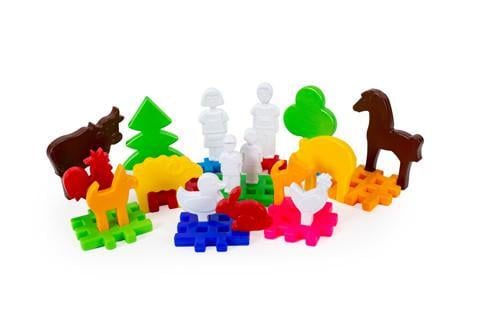 Набор детский Ферма №3 115/17 ведро 5л 39 дет. (31955640)