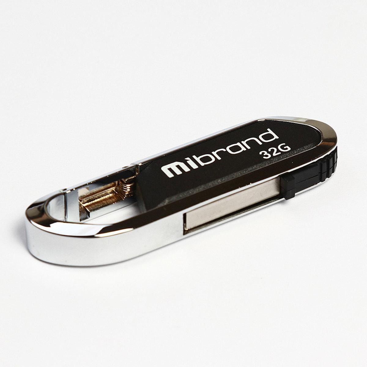 Флешка для ноутбука Mibrand USB 2.0 Aligator 32 Gb Black (MI2.0/AL32U7B)