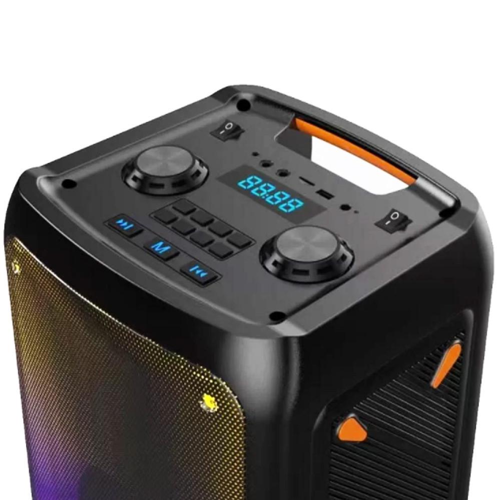 Колонка-бумбокс портативна XPRO GT-5050 100 Вт USB/SD/FM радіо/Bluetooth/2 мікрофони/ДК (MER-15064) - фото 5